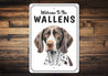 German Shorthaired Pointer Welcome To Custom Sign