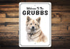 Greenland Dog Welcome To Personalized Sign