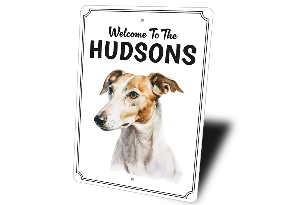 Greyhound Welcome To Personalized Sign