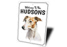 Greyhound Welcome To Personalized Sign