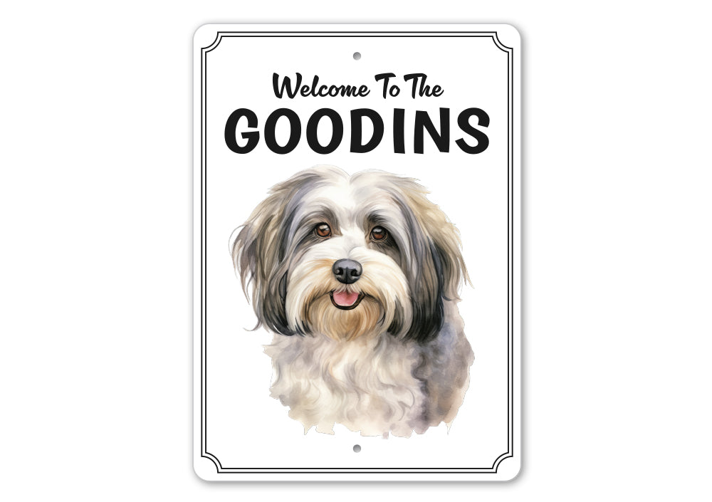 Havanese Welcome To Personalized Sign