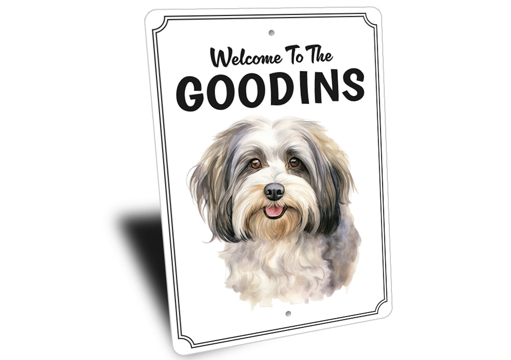 Havanese Welcome To Personalized Sign