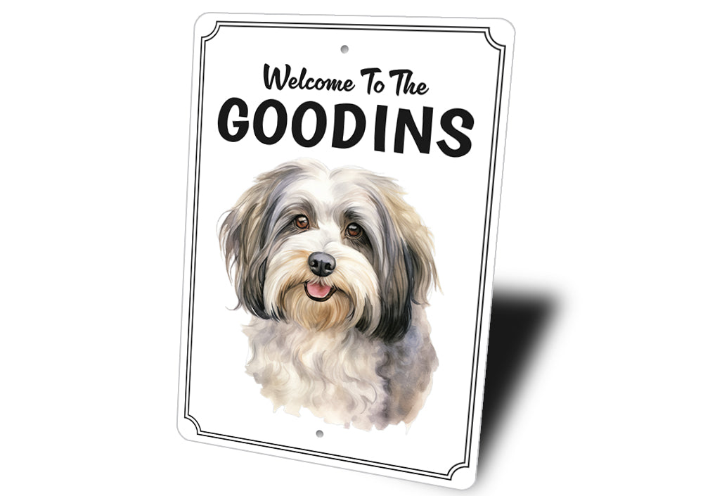 Havanese Welcome To Personalized Sign