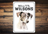 Italian Greyhound Welcome To Personalized Sign