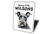 Kerry Blue Terrier Welcome To Personalized Sign