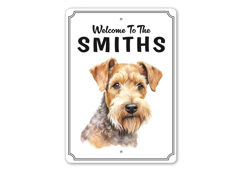 Lakeland Terrier Welcome To Personalized Sign