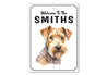 Lakeland Terrier Welcome To Personalized Sign