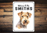 Lakeland Terrier Welcome To Personalized Sign