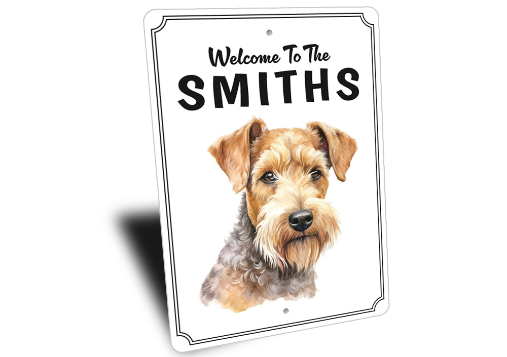 Lakeland Terrier Welcome To Personalized Sign