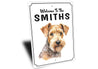 Lakeland Terrier Welcome To Personalized Sign