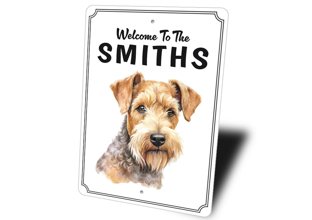 Lakeland Terrier Welcome To Personalized Sign