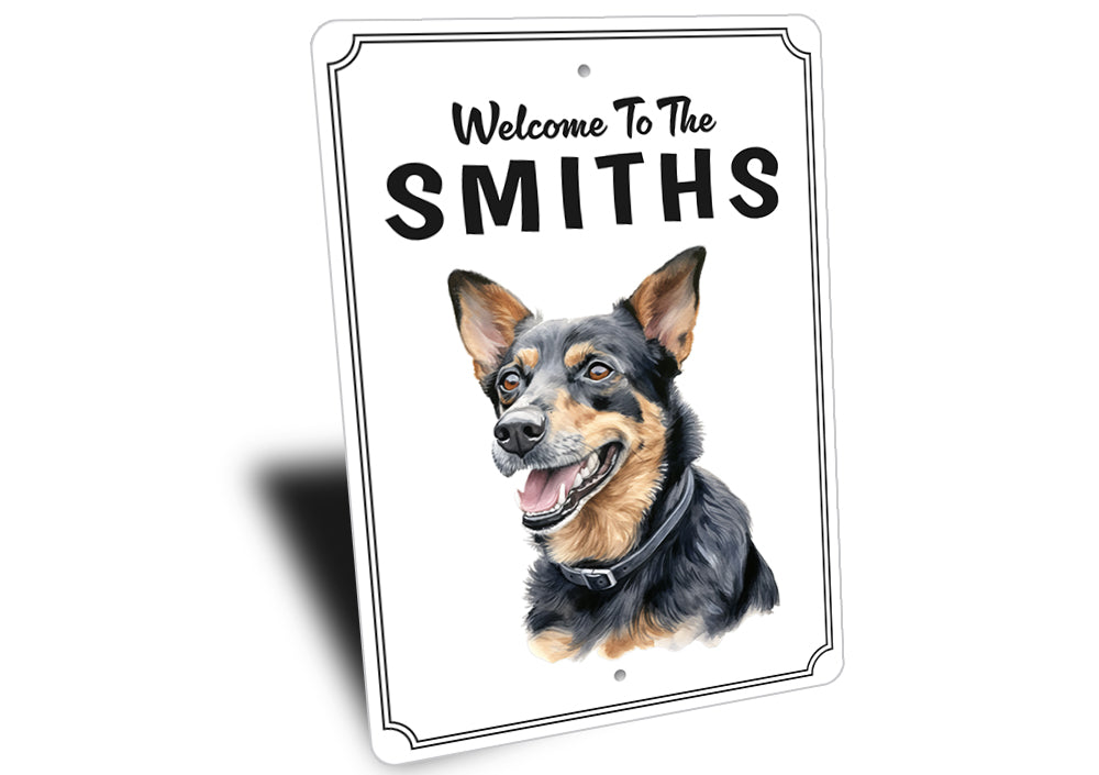 Lancashire Heeler Welcome To Personalized Sign