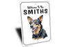 Lancashire Heeler Welcome To Personalized Sign