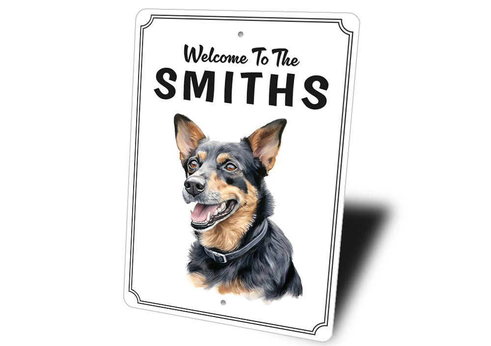 Lancashire Heeler Welcome To Personalized Sign