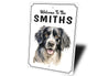 Landseer Welcome To Personalized Sign