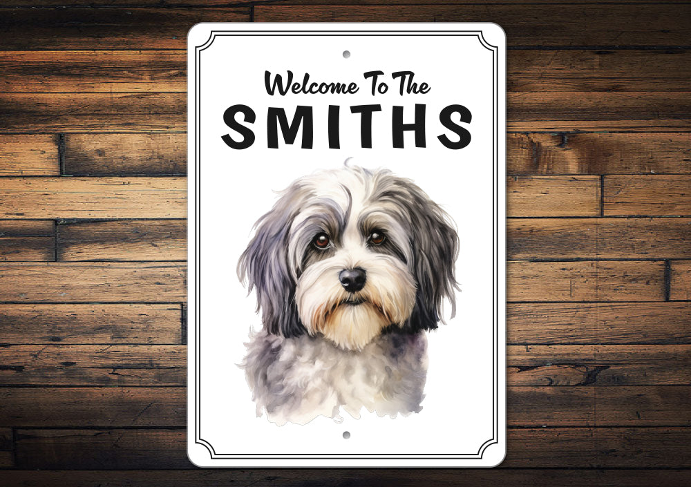 Lowchen Welcome To Personalized Sign