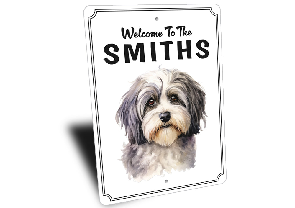 Lowchen Welcome To Personalized Sign