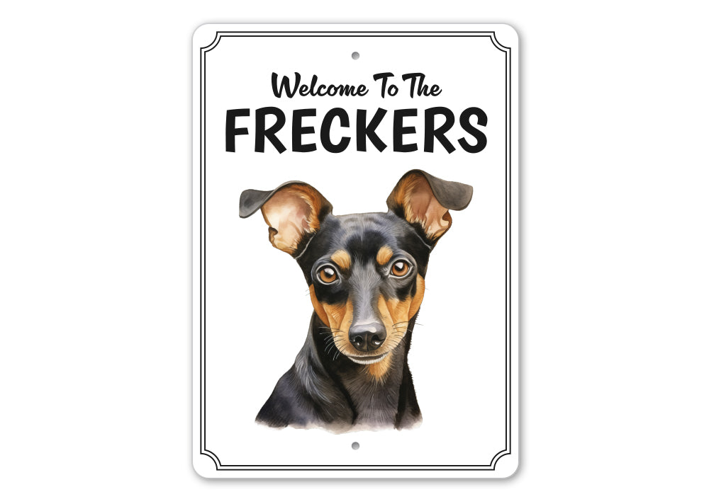 Manchester Terrier Welcome To Personalized Sign