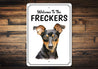 Manchester Terrier Welcome To Personalized Sign