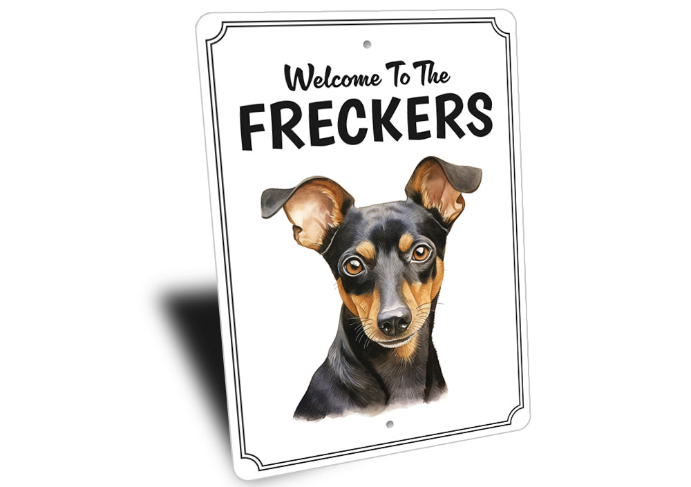 Manchester Terrier Welcome To Personalized Sign