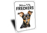 Manchester Terrier Welcome To Personalized Sign