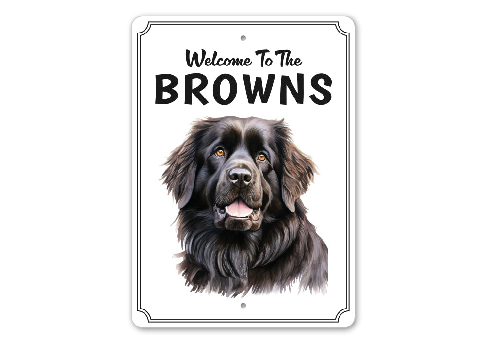 Newfoundland Welcome To Personalized Sign