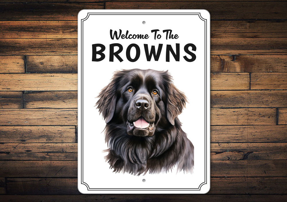 Newfoundland Welcome To Personalized Sign