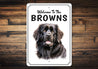 Newfoundland Welcome To Personalized Sign