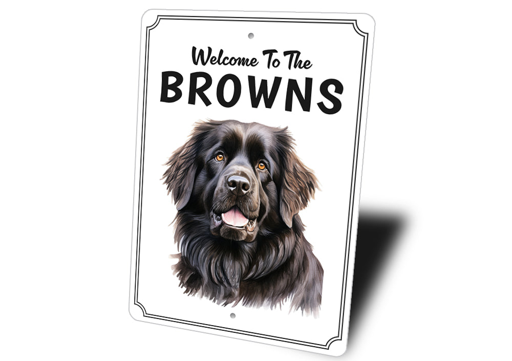 Newfoundland Welcome To Personalized Sign