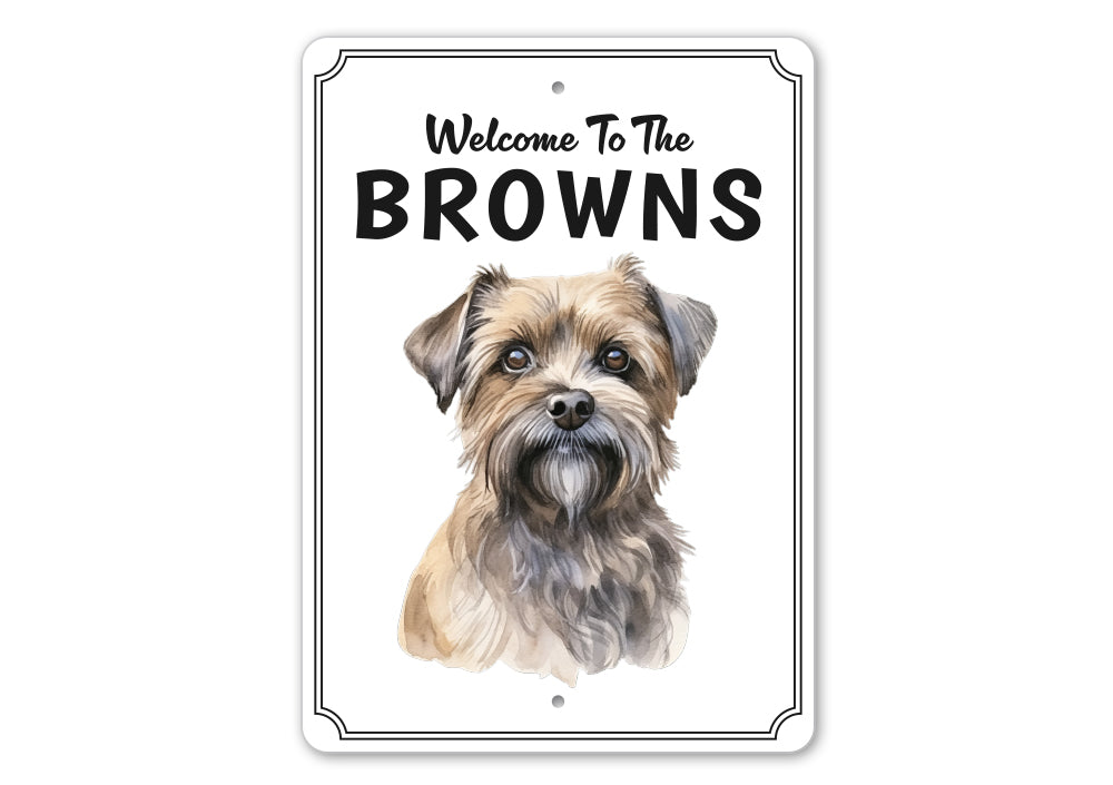 Norfolk Terrier Welcome To Personalized Sign