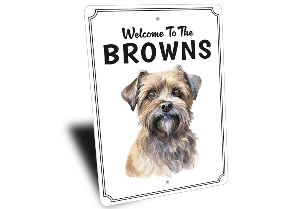 Norfolk Terrier Welcome To Personalized Sign