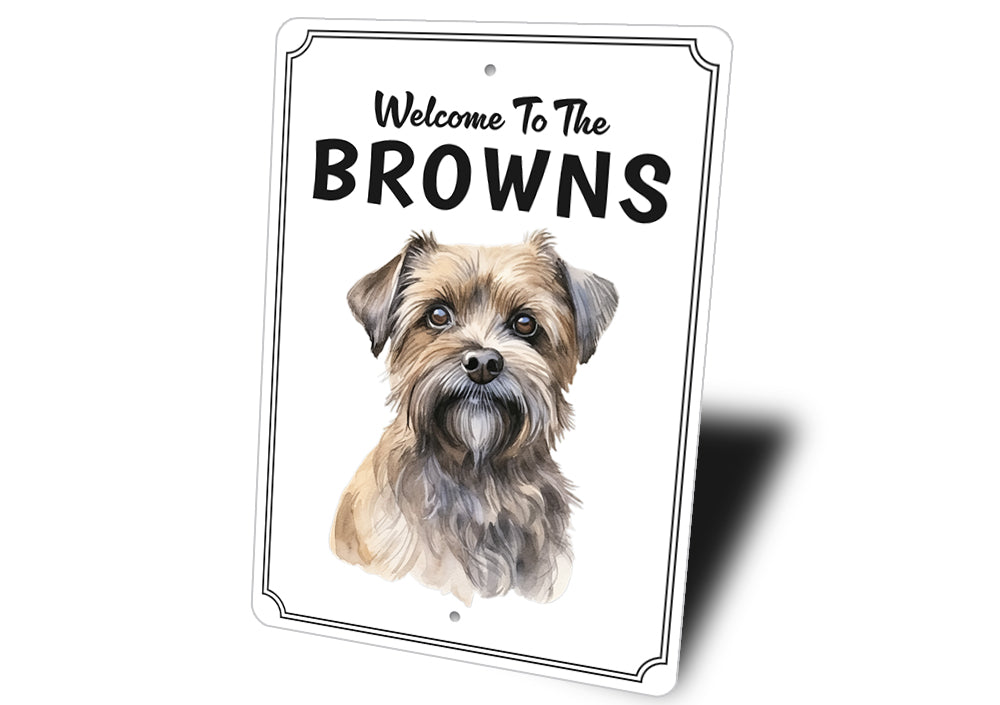 Norfolk Terrier Welcome To Personalized Sign