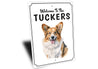 Pembroke Welsh Corgi Welcome To Sign