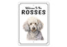 Poodle Welcome To Personalized Sign