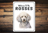 Poodle Welcome To Personalized Sign