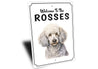 Poodle Welcome To Personalized Sign
