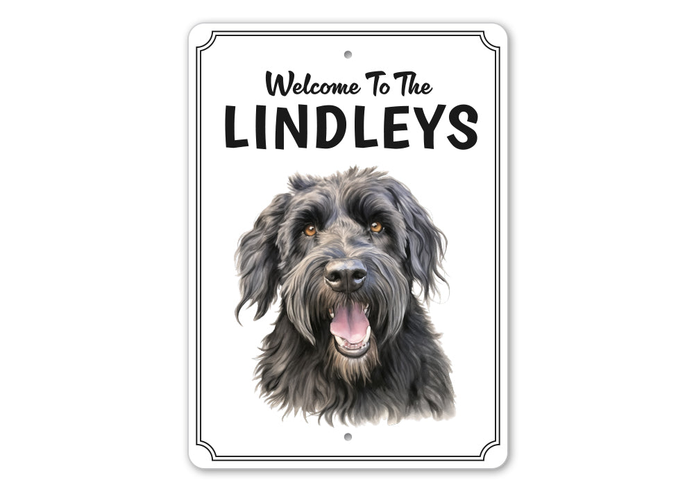 Russian Terrier Welcome To Personalized Sign