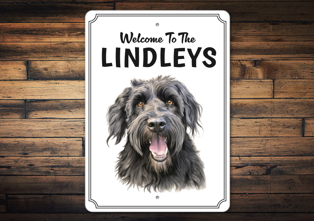 Russian Terrier Welcome To Personalized Sign