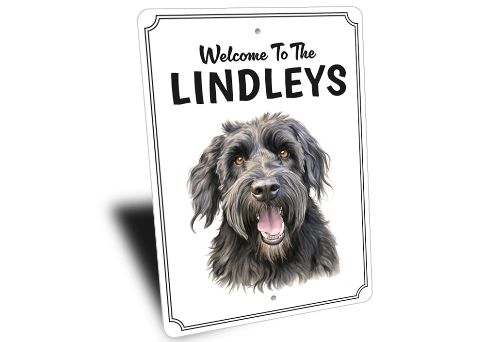 Russian Terrier Welcome To Personalized Sign
