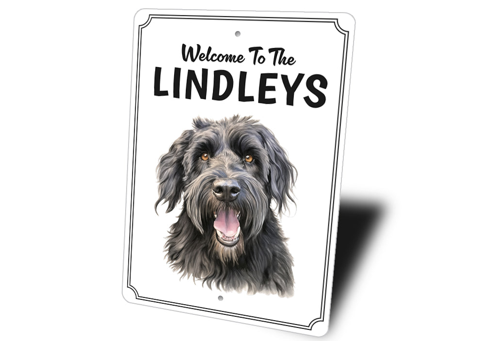 Russian Terrier Welcome To Personalized Sign