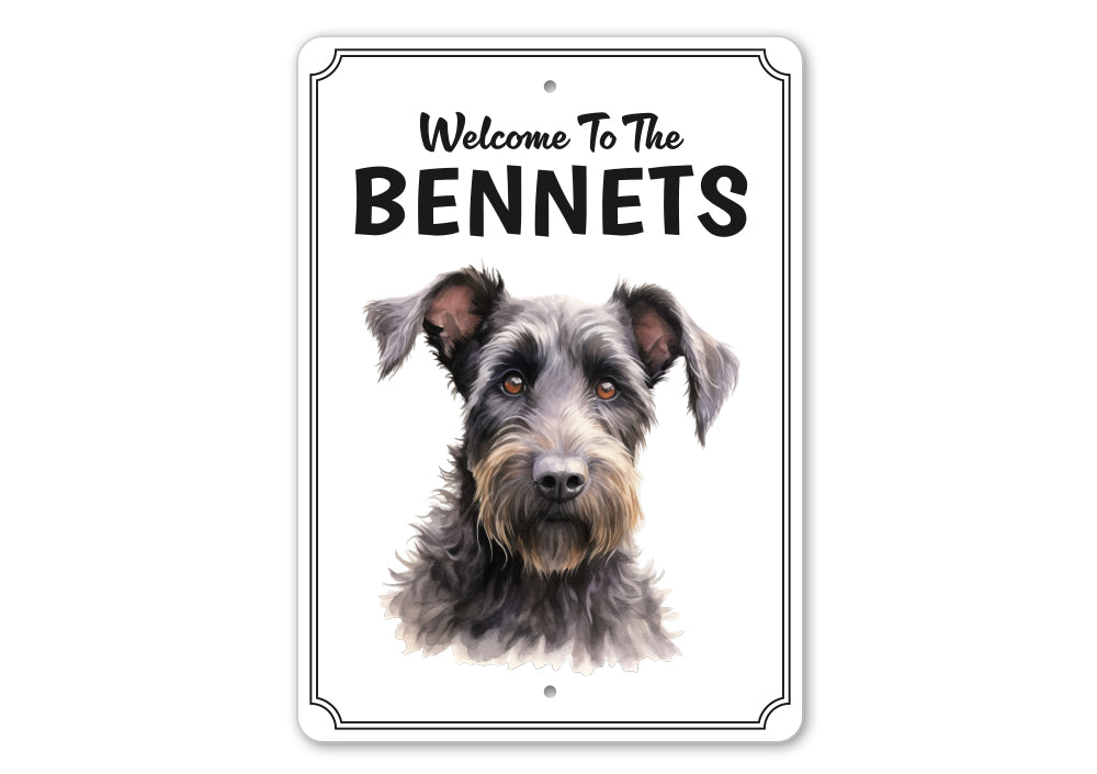Scottish Terrier Welcome To Personalized Sign