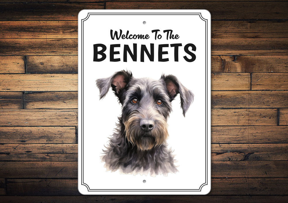 Scottish Terrier Welcome To Personalized Sign
