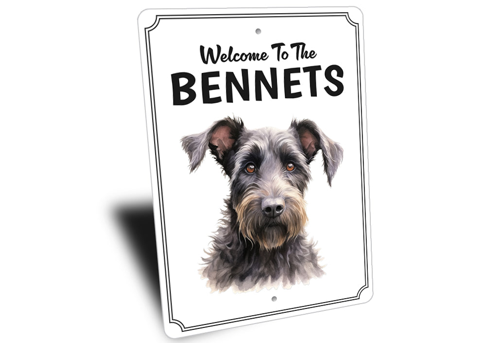 Scottish Terrier Welcome To Personalized Sign