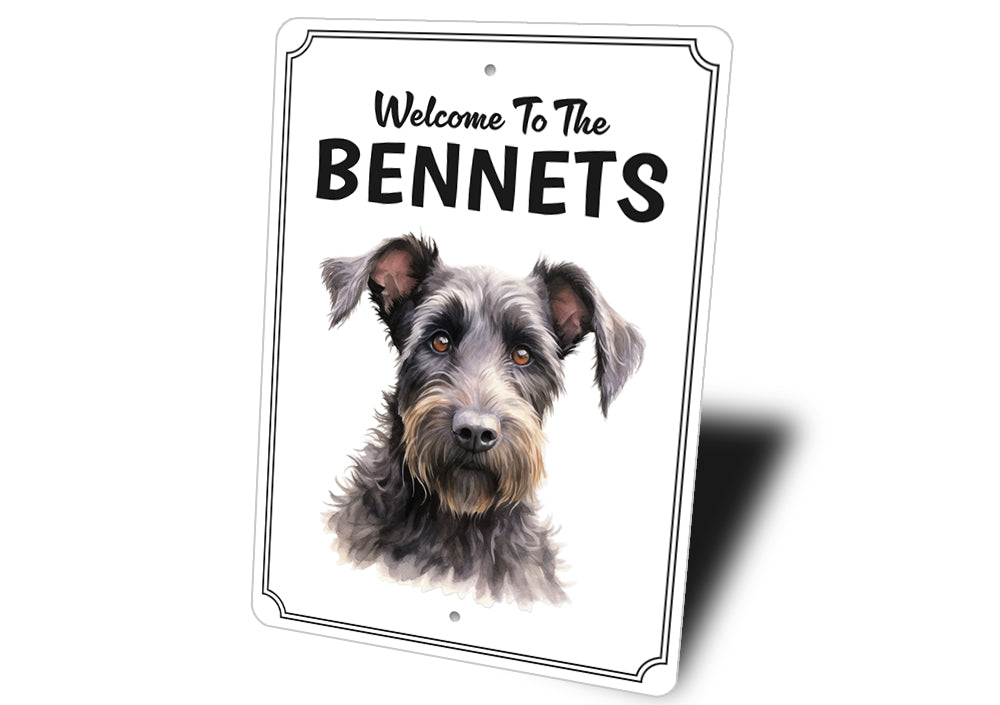 Scottish Terrier Welcome To Personalized Sign