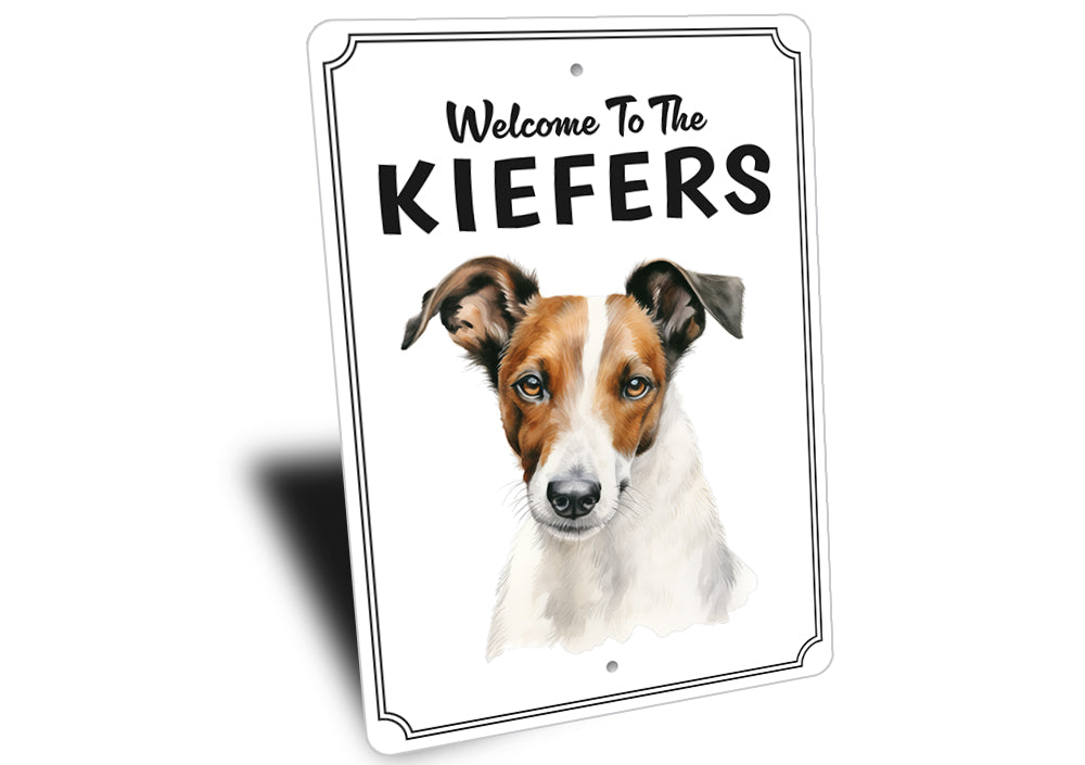 Smooth Fox Terrier Welcome To Custom Sign