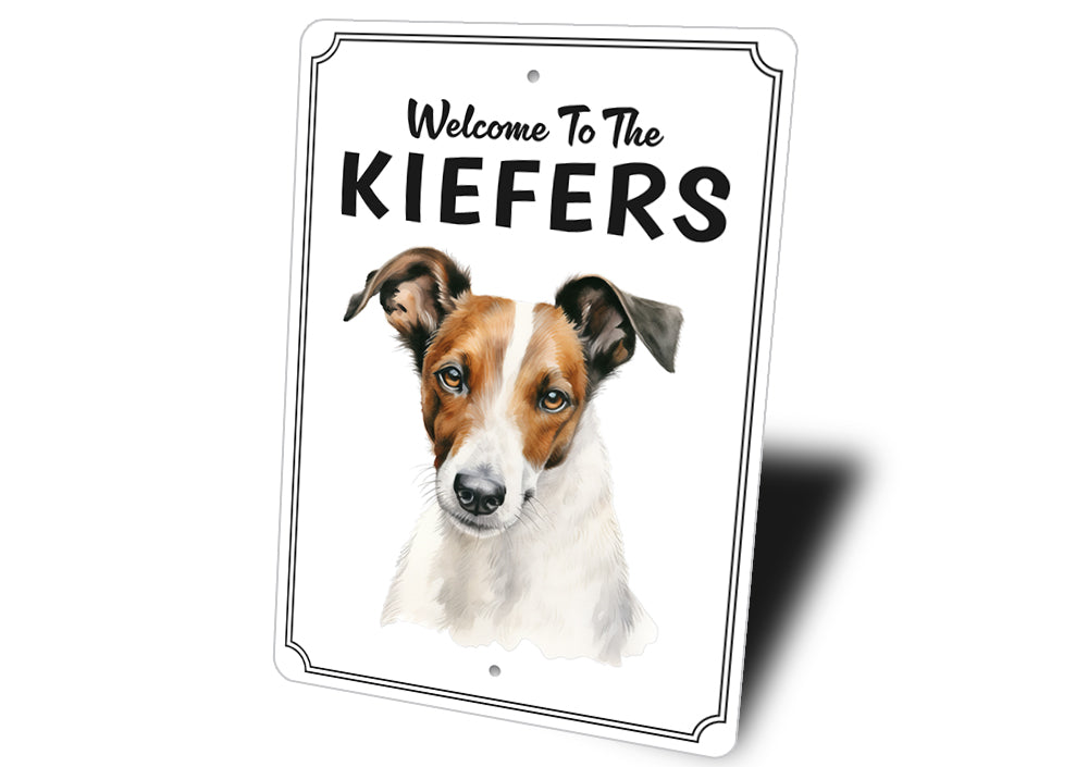 Smooth Fox Terrier Welcome To Custom Sign