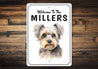 Yorkshire Terrier Welcome To Personalized Sign