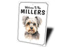Yorkshire Terrier Welcome To Personalized Sign