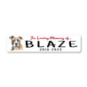 American Staffordshire Terrier In Loving Memory Pet Sign