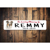 Australian Shepherd In Loving Memory Pet Sign